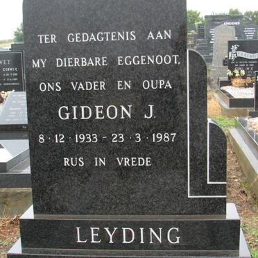 LEYDING Gideon J. 1933-1987