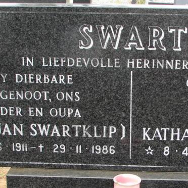 SWART J.C.Z. 1911-1986 &amp; Katharina H. 1928-1992