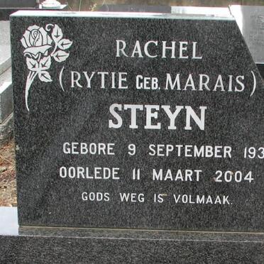 STEYN Rachel nee MARAIS 1931-2004