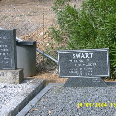 SWART Johanna F. 1905-1978