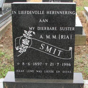 SMIT A.M.M. 1897-1986