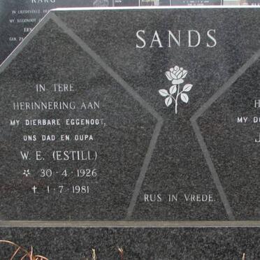 SANDS W.E. 1926-1981 &amp; J.C. STEYN 1934-1983