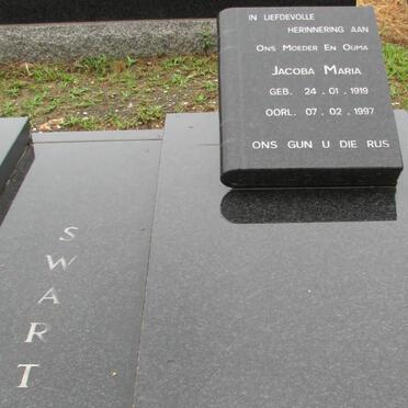 SWART Hendrik Albertus 1908-1985 &amp; Jacoba Maria 1919-1997