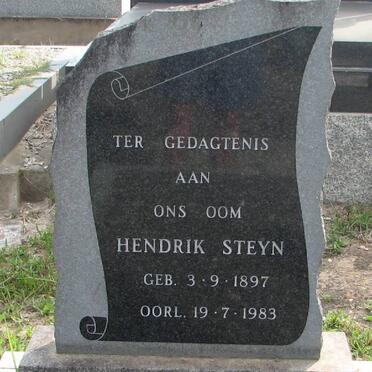 STEYN Hendrik 1897-1983
