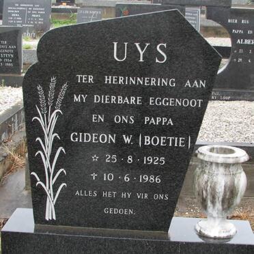 UYS Gideon W. 1925-1986
