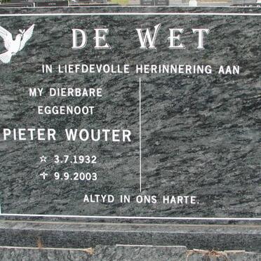 WET Pieter Wouter, de 1932-2003