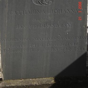 BAM Catharina Johanna 1824-1825