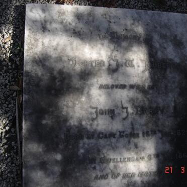 BARRY Hester J.W. nee JOUBERT 1829-1869