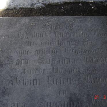 BURGER Sara Susanna -1859