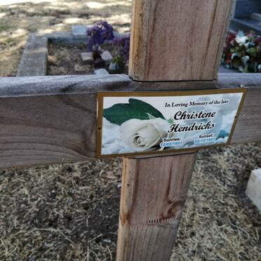 HENDRICKS Christene 1951-1951