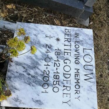 LOUW Bertie Godfrey 1950-2001