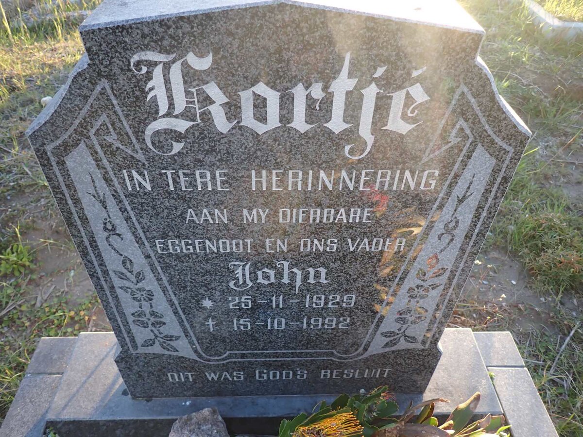 KORTJE John 1929-1992