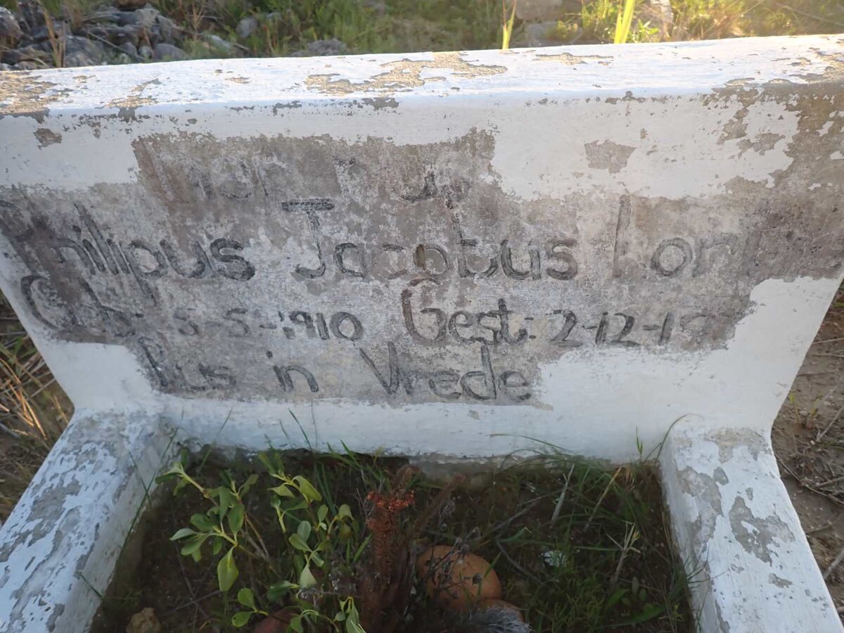 IORI Philipus Jacobus 1910-19??