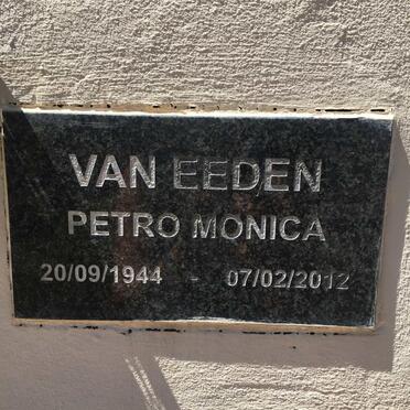 EEDEN Petro Monica, van 1944-2012