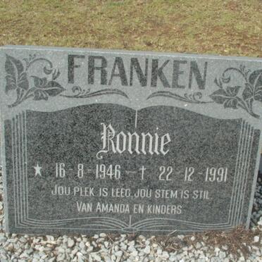 FRANKEN Ronnie 1946-1991