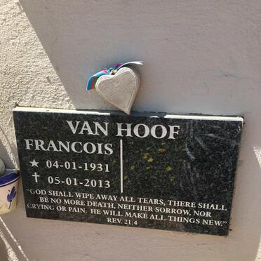 HOOF Francois, van 1931-2013