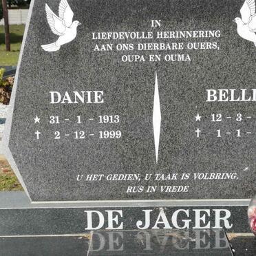 JAGER Danie, de 1913-1999 &amp; Bellie 1922-2000