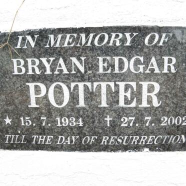 POTTER Bryan Edgar 1934-2002