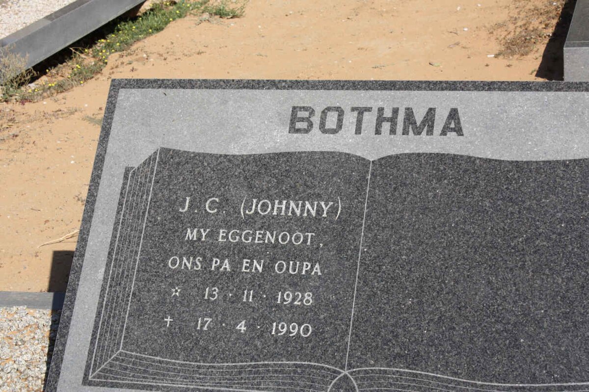 BOTHMA J.C. 1928-1990
