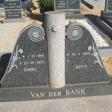 BANK Carel, van der 1915-1977 &amp; Kitty 1922-