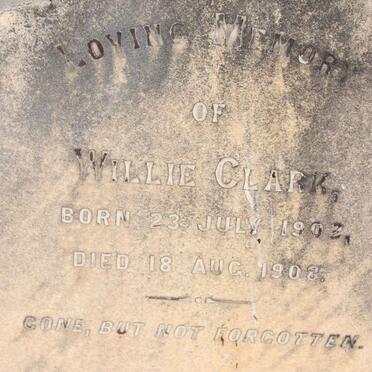 CLARK Willie  1902-1908