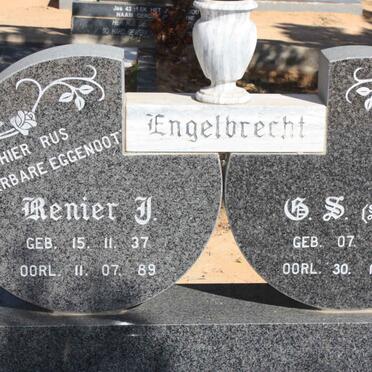 ENGELBRECHT Renier J. 1937-1989 &amp; ?.S. 1941-1906