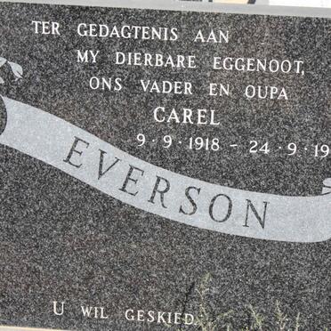 EVERSON Carel 1918-1980