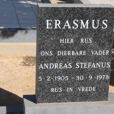 ERASMUS Andreas Stefanus 1905-1978