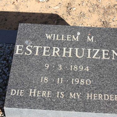 ESTERHUIZEN Willem M. 1894-1980