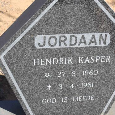JORDAAN Hendrik Kasper 1960-1981