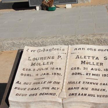 MOLLER Lourens P. 1845-1931 &amp; Aletta S. 1845-1936
