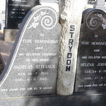 STRYDOM Andreas Stefanus 1900-1965 &amp; Helena Johanna 1907-1999