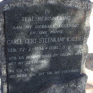 STEENKAMP Carel Gert 1934-1962
