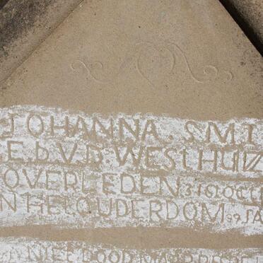 SMIT Johanna nee V.D. WESTHUIZEN -1918