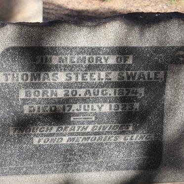 SWALE Thomas Steele 1874-1923