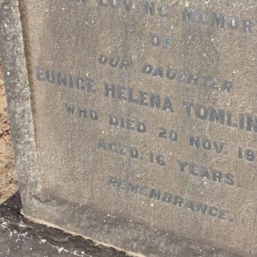 TOMLINSON Eunice Helena -1930