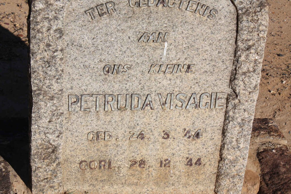 VISAGIE Petruda 1944-1944