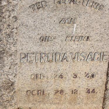 VISAGIE Petruda 1944-1944