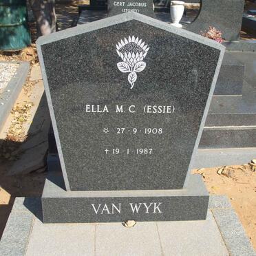 WYK Ella M.C., van 1908-1987