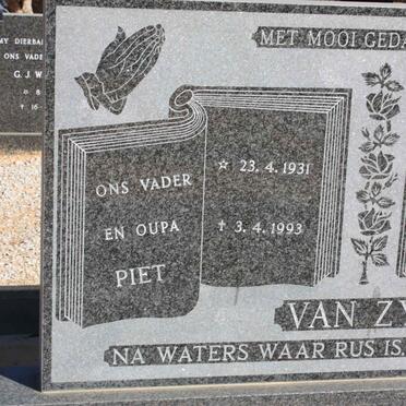 ZYL Piet, van 1931-1993