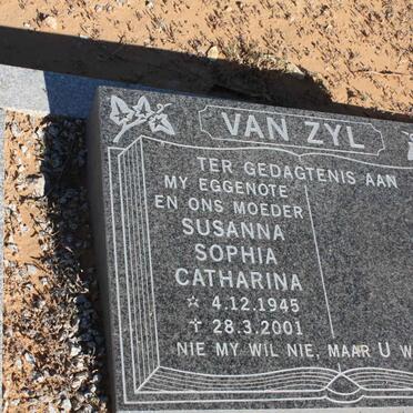 ZYL Susanna Sophia Catharina, van 1945-2001 