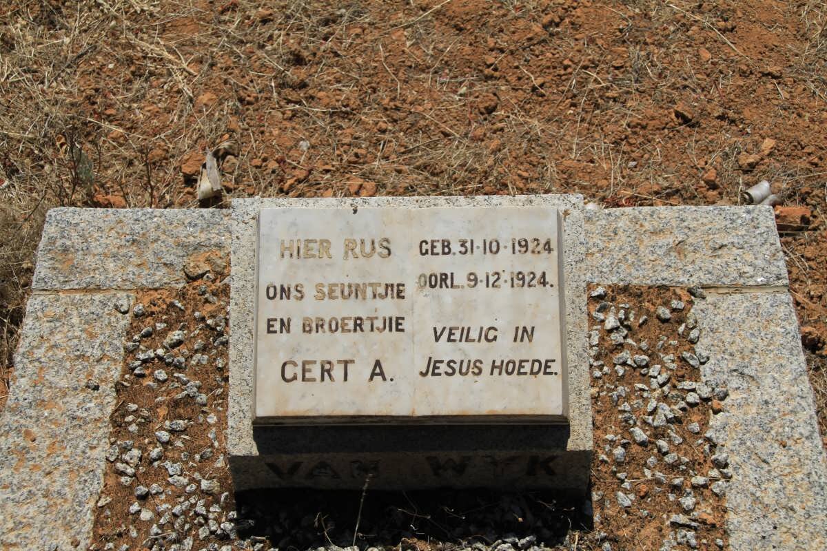 WYK Gert A., van 1924-1924