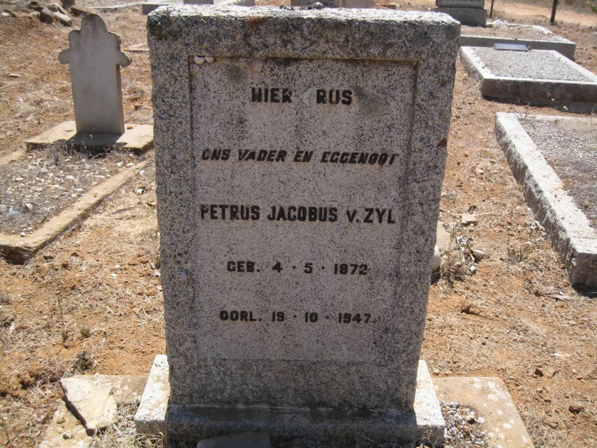 ZYL Petrus Jacobus, van 1872-1947