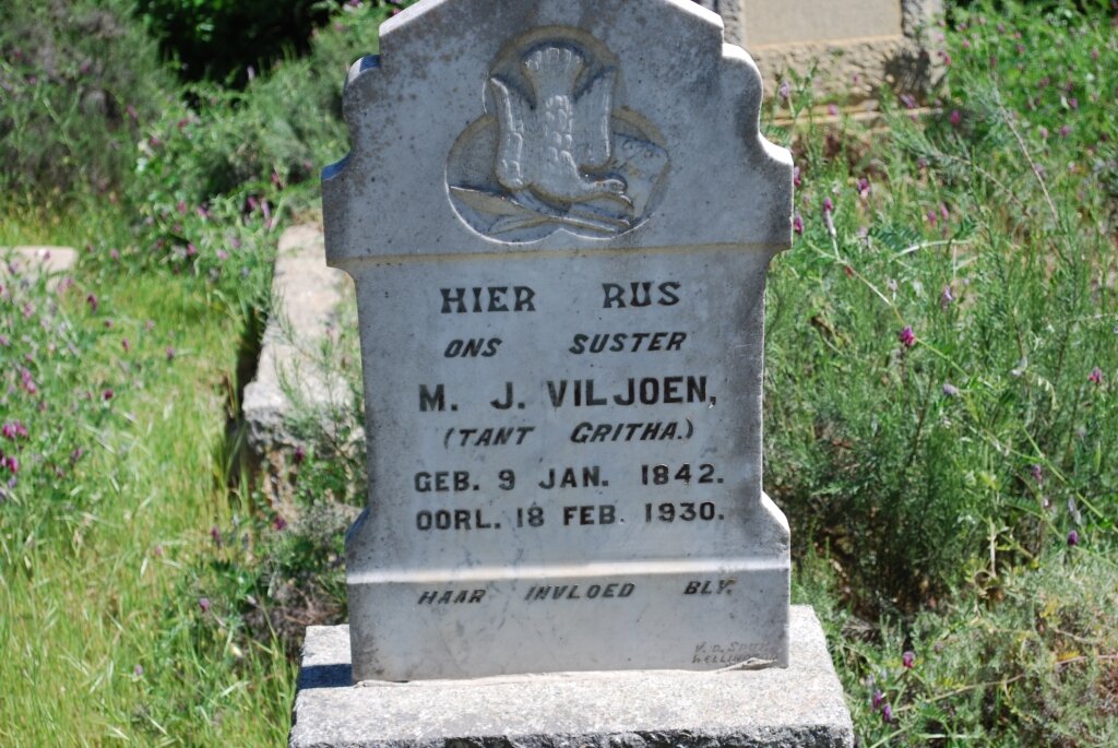VILJOEN M.J.1842-1930
