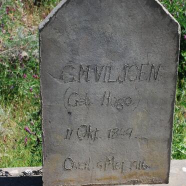 VILJOEN G.M. nee HUGO 1849-1916