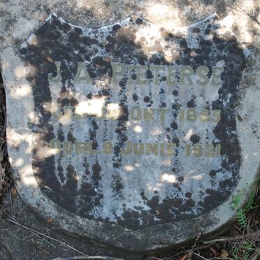 PIETERSE J.A. 1855-1921