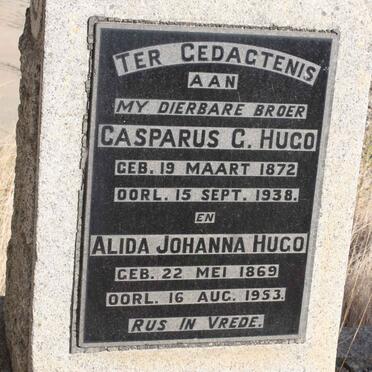 HUGO Casparus G. 1872-1938 &amp; Alida Johanna 1869-1953