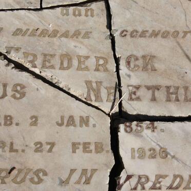 NEETHLING Frederick Jacobus 1854-1926