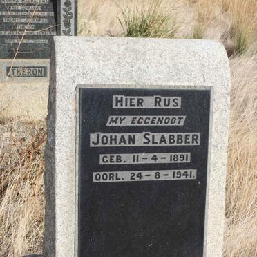 SLABBER Johan 1891-1941