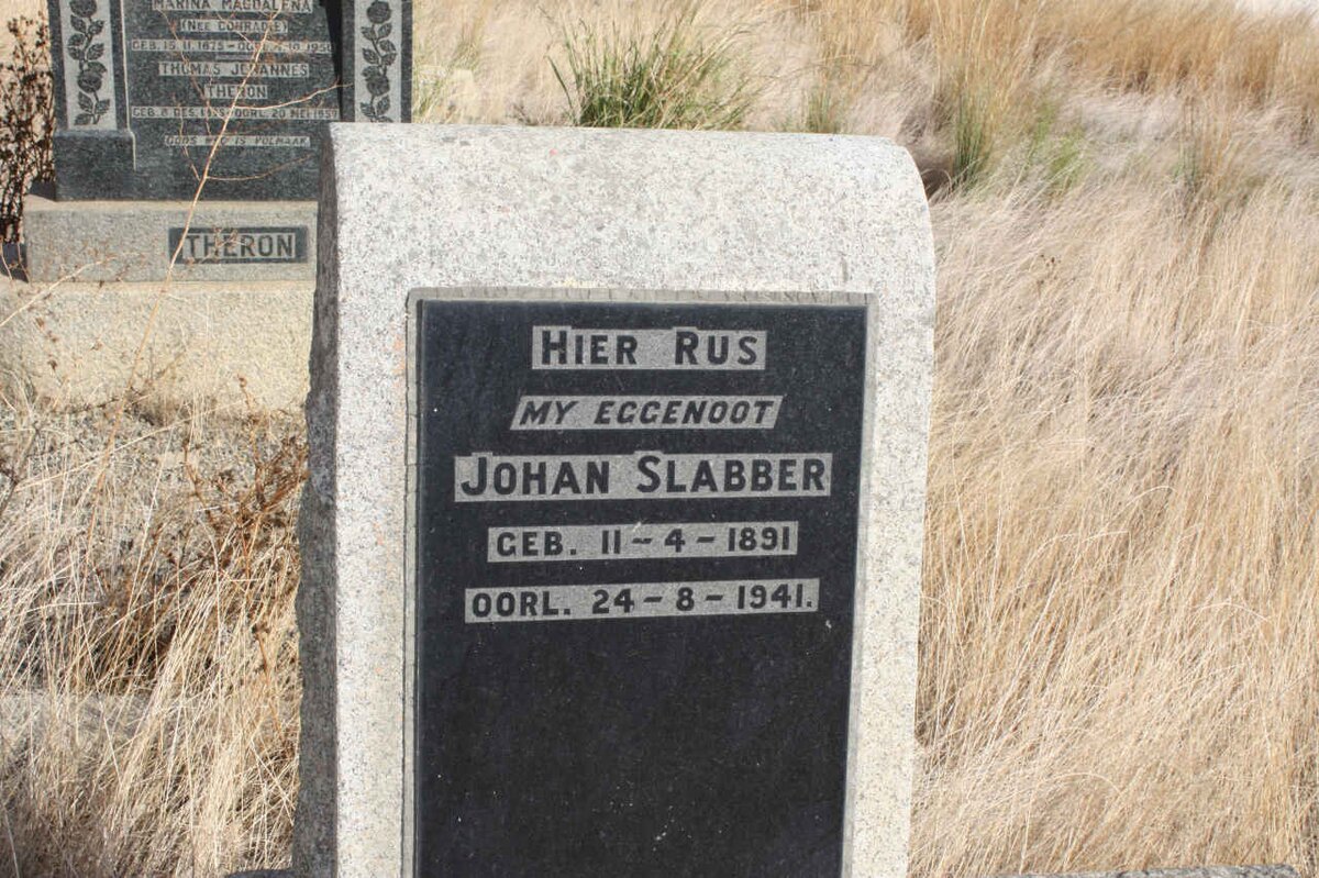 SLABBER Johan 1891-1941